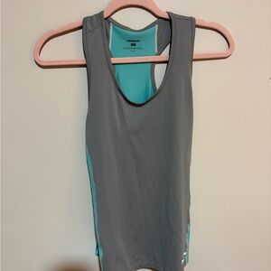 Patagonia Gray and Teal Activewear Top